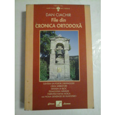 File din Cronica ortodoxa - Dan Ciachir