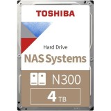 N300 NAS - hard drive - 4 TB - SATA 6Gb/s, Toshiba