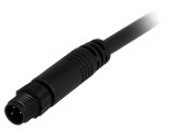 Conector M8 1m 3-Pin Drept Cu Cabluri