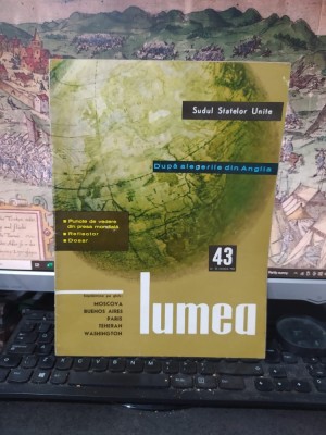 Lumea, revistă, săptăm&amp;acirc;nal de politică externă, 22 octombrie 1964, nr. 43, reclamă la filmul sovietic Vii și morți, 206 foto