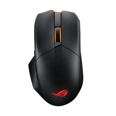 Mouse gaming wireless bluetooth si cu fir ASUS ROG Chakram X Origin Wireless AimPoint negru foto