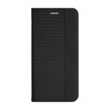 Husa tip carte Sensitive compatibila cu Samsung Galaxy S20 FE, inchidere magenetica, Negru