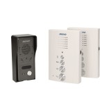 Interfon audio Orno Home OR-DOM-RE-920/W, 1 familie, Alb-gri, Alimentare 12V, IP44, Montaj aparent