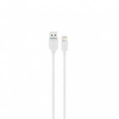 Cablu de date Fast Charging, USB la Lightning 8-Pin, XO-NB36, Apple iPhone 6/7/8, 2,1A, 1 m, Alb, Blister