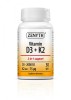 Vitamina D3 + K2 Zenyth, 2000 UI D3 + 75 mcg K2, 30 capsule. Absorbtie Calciu, Oase puternice, Imunitate
