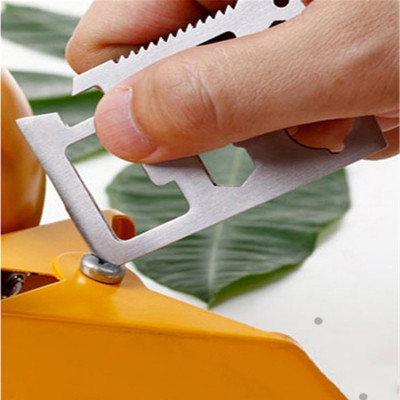 Multitool card outdoor / camping / survival tool, cu husa OutsideGear Venture foto