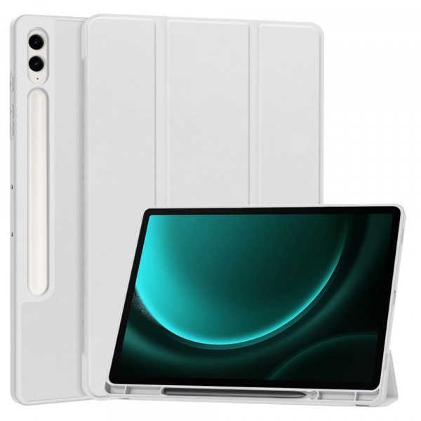 Husa pentru Samsung Galaxy Tab S10+ / Tab S9 FE+ / Tab S9+, Techsuit, Flex Trifold, Gri