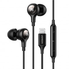 Casti Audio cu Fir - Ugreen Stereo Earphones (30631) - Black