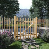 Gossi poarta de gard din lemn de alun 100 x 100 cm