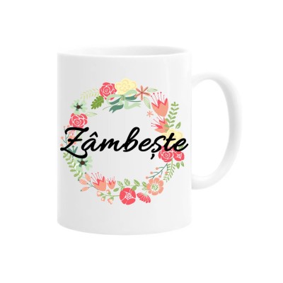 Cana alba personalizata zambeste, INOVATIX&amp;reg;. 330 ml foto