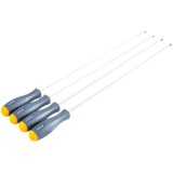 Set surubelnite lungi, varfuri magnetice calite, otel crom vanadiu, lungime 450 mm, 4 piese, Powermat