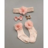Set 4 piese - sosete cu accesorii Drool (Model: G)