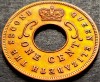 Moneda istorica 1 CENT - AFRICA de EST, anul 1957 * cod 91 = DOMINATIE BRITANICA