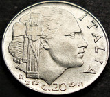 Cumpara ieftin Moneda istorica 20 CENTESIMI - ITALIA FASCISTA, anul 1941 * cod 259 B, Europa