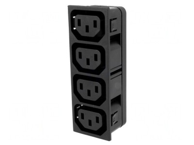 Spliter Alimentare AC 10A 250V IEC C13 foto