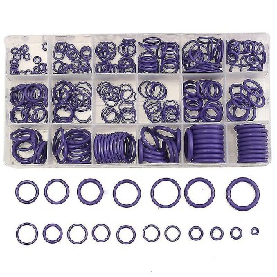 Set garnituri O-ring mov pentru sitemele de aer conditionat sau clima 270 piese foto