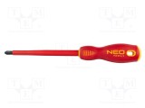 Şurubelniţă izolată Phillips PH3 150mm 1kV NEO TOOLS