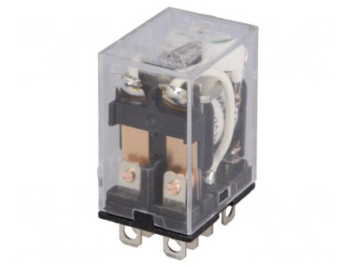 Releu electromagnetic DPDT 24VDC 10A foto