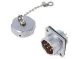 Soclu WY20 tată PIN: 7 IP67 10A lipire 500V 2mm2 aurit 14AWG
