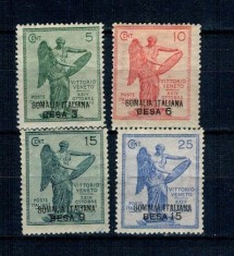 Somaliland Italian 1922 - Venetia, serie nestampilata cu sarniere