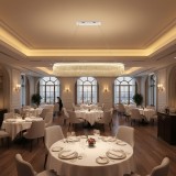 Candelabru Cristal LED VOLNA Supremo, alb, 100x30 cm, lumina calda/neutra/rece