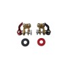 Set 2 Borne Baterie Auto Demontare Rapida 12V 24V, Anti-Coroziune, Conductivitate Excelenta