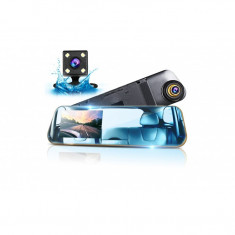 Camera Auto Full HD dubla, tip oglinda, ecran 4.3 inch, camera spate inclusa foto