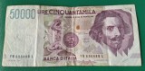 ITALIA == BANCNOTA 50.000 LIRE 1992
