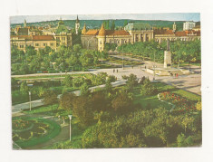 RF11 -Carte Postala- Oradea, Piata 23 August, circulata 1980 foto