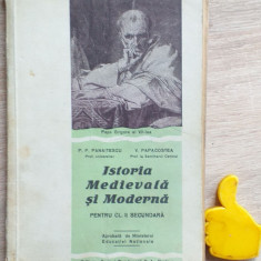 Istoria medievala si moderna P P Panaitescu Papacostea 1937