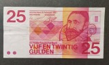 Bancnota Olanda 25 Guldeni 1971, Seria 6176835774, Stare Buna