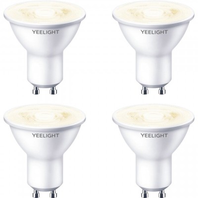 Bec LED Yeelight W1, Wi-Fi, GU10, 4.8W, 2700K, 350lm, Set 4 bucati, Alb YLDP004 foto