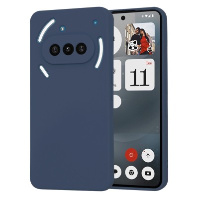 Husa silicon Nothing Phone (3a) Techsuit SoftFlex, bleumarin foto
