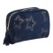 Portfard Blue Navy, Model Foil, Stele Aurii, Capacitate 250 ml
