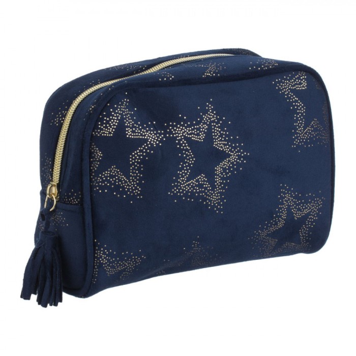 Portfard Blue Navy, Model Foil, Stele Aurii, Capacitate 250 ml