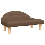 Cumpara ieftin Pat de caini, maro, 70x52x30 cm, material textil