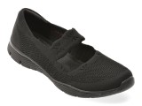 Pantofi sport SKECHERS negri, SEAGER, din material textil