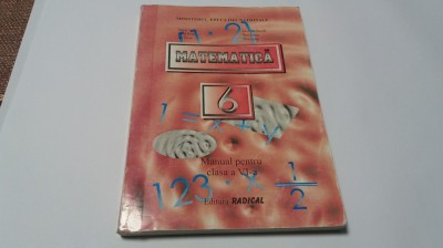MATEMATICA MANUAL PENTRU CLASA A VI-A - George Turcitu, Constantin Basarab foto