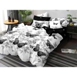 Cumpara ieftin Lenjerie de Pat 4 Piese - Bumbac Satinat - SUZ112