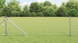 VidaXL Gard Hexagonal 0.6x25 m Oțel Galvanizat
