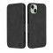 Husa pentru Apple iPhone 15 Plus, Techsuit, Safe Wallet Plus, Neagra