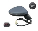 Oglinda exterioara Volkswagen Golf Sportsvan, 02.2014-, Dreapta, reglare electrica; grunduit; incalzita; geam convex; cromat; pliere electrica; memor