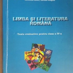 Limba si literatura romana teste evaluative pentru clasa a IV-a- Dorina Apetrei, Carmen Martinus