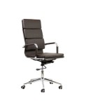 Scaun directorial OFF 808, piele ecologica, mecanism de balans, baza metalica, rotativ, inaltime ajustabila, 110 kg