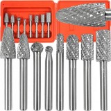 Cumpara ieftin Set 8 freze HSS 6mm pentru metal VERKE