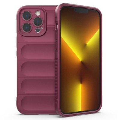 Husa pentru iPhone 13 Pro Max - Techsuit Magic Shield - Bordeaux foto