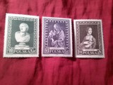 Serie Polonia 1956 - Arta , 3 valori