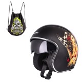 Casca Moto W-TEC V537 Black Heart FitLine Training