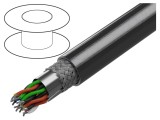 Cablu 7x2x28AWG litat cu izola&Aring;&pound;ie PVC, 30m - RS232, RS422