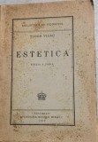 Estetica -Tudor Vianu - din biblioteca lui Geo Dumitrescu
